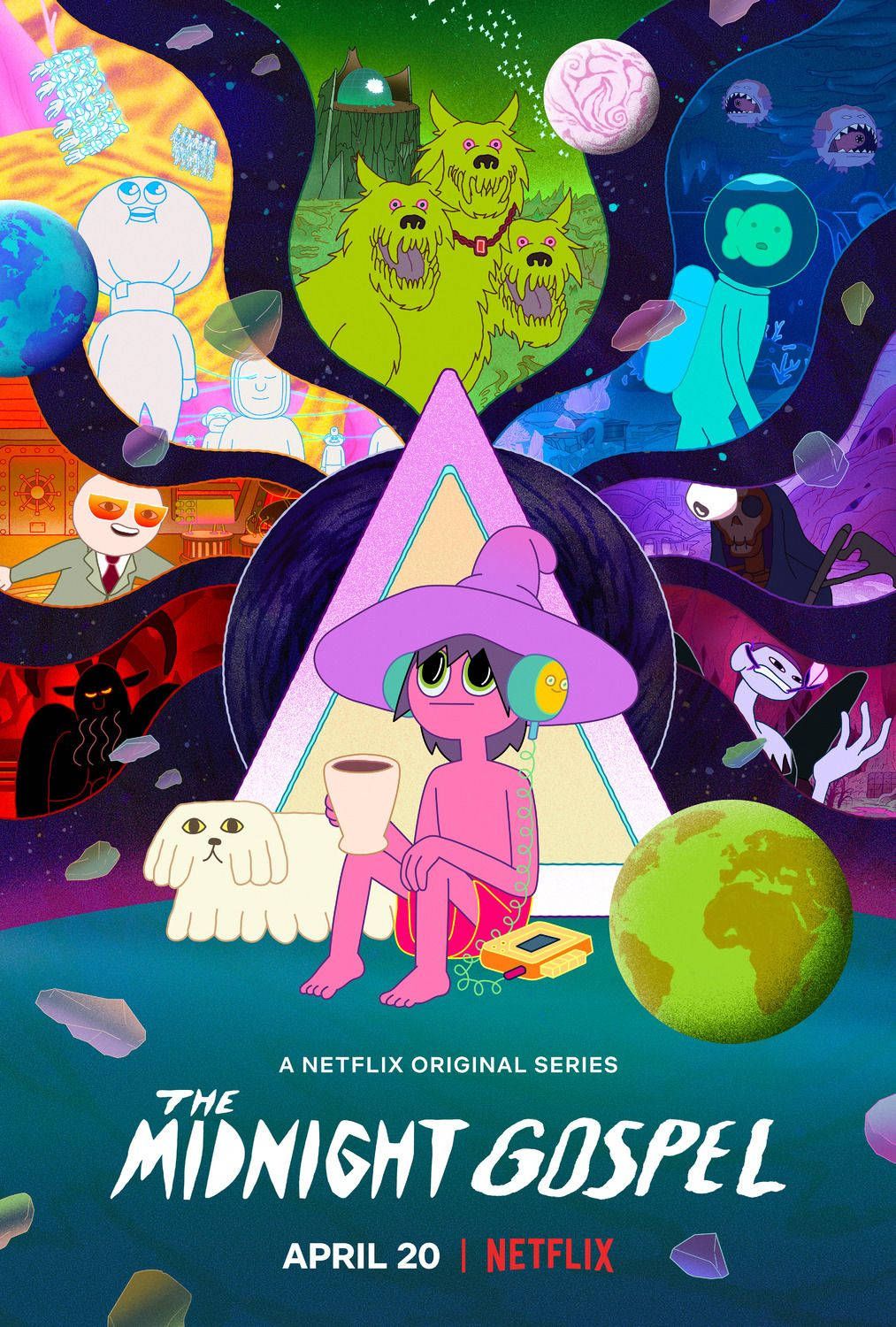 The Midnight Gospel Netflix Promo Plakat Bakgrunner