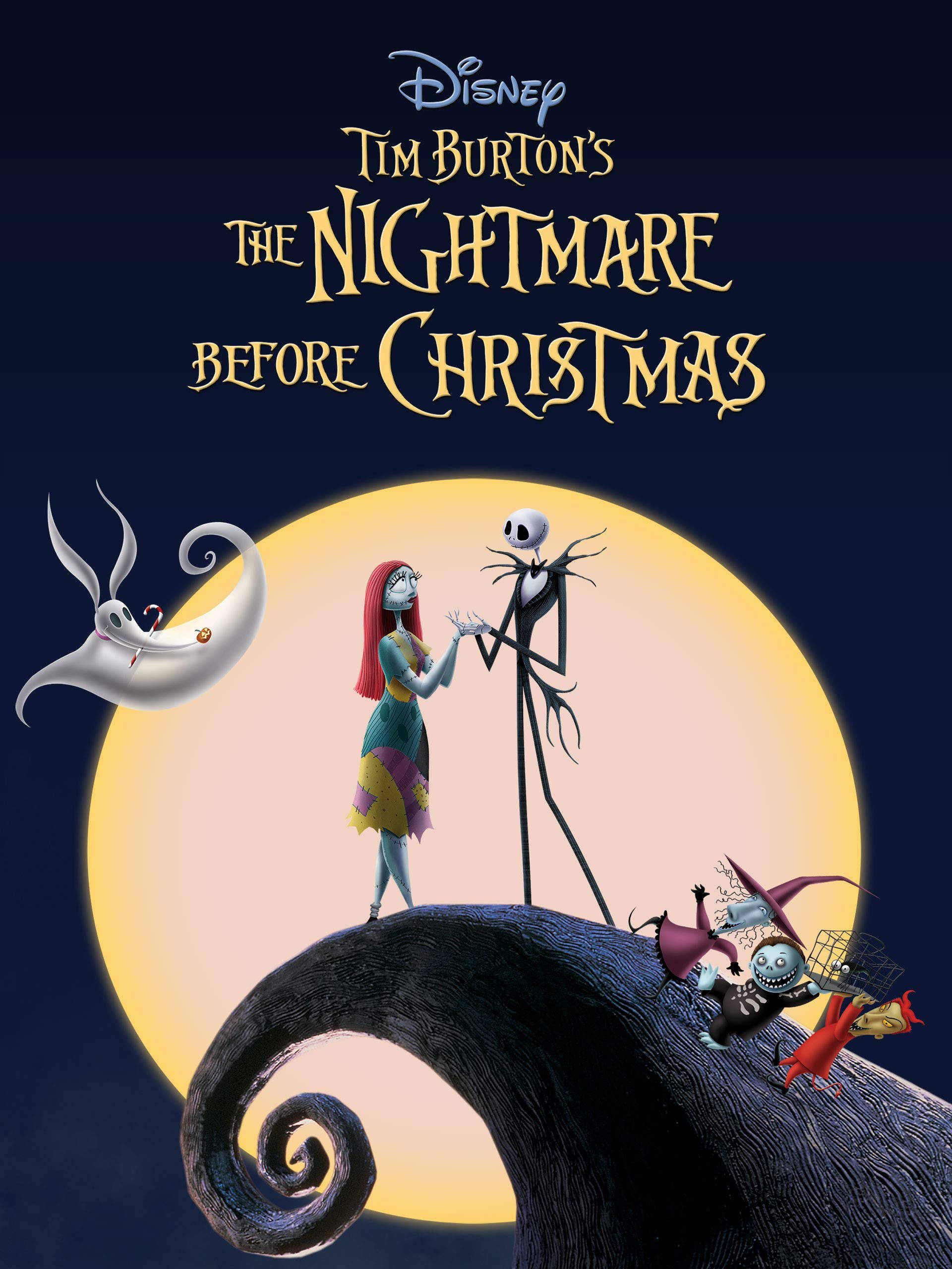 The Nightmare Before Christmas Filmplakat Bakgrunner