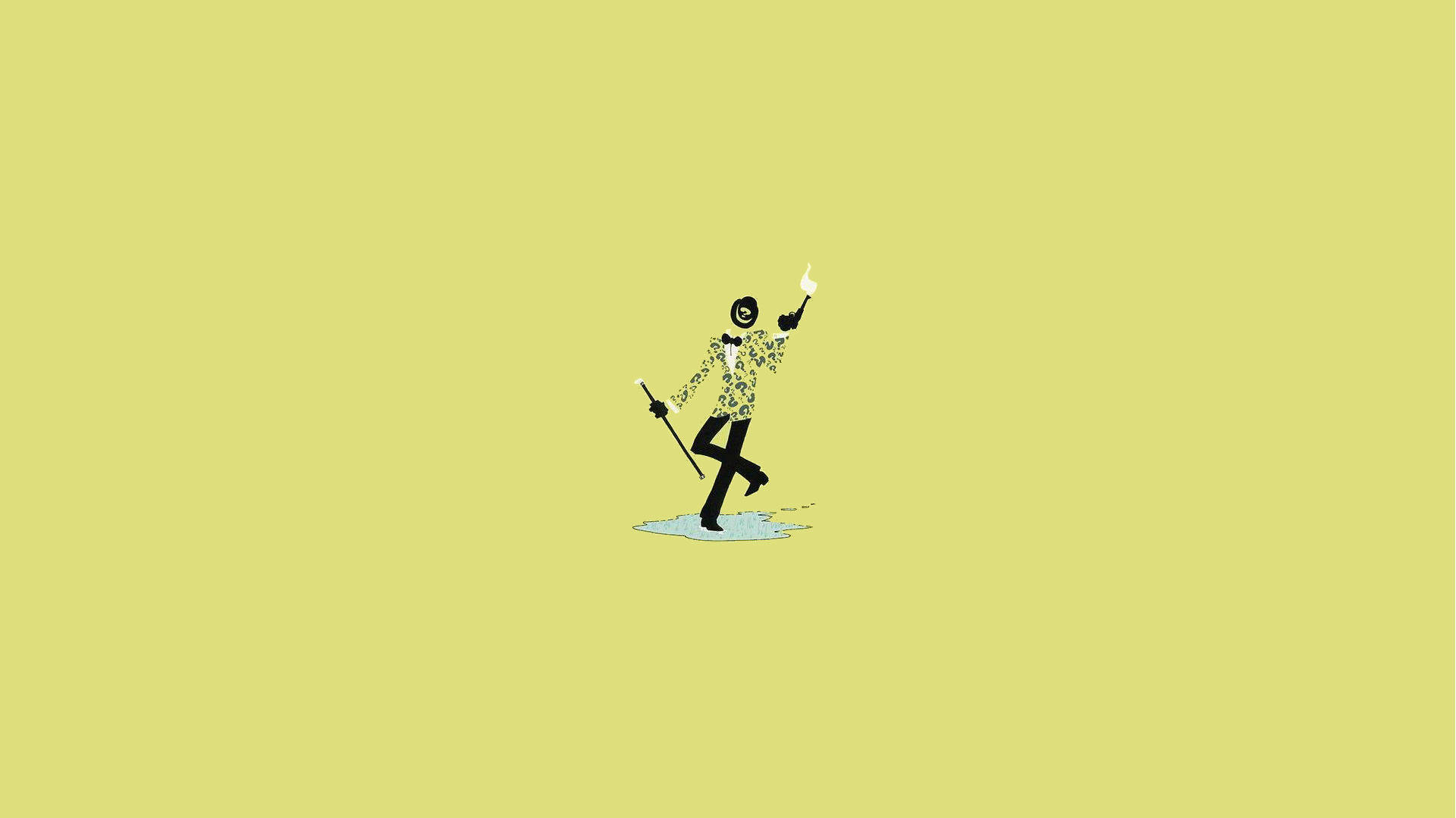 The Riddler Long Halloween Minimalistisk Aestetisk Laptop Bakgrunner