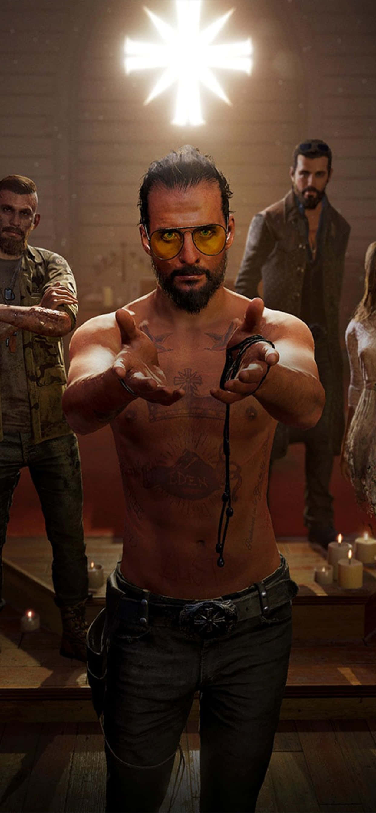the walking dead - en mann med en pistol Bakgrunner