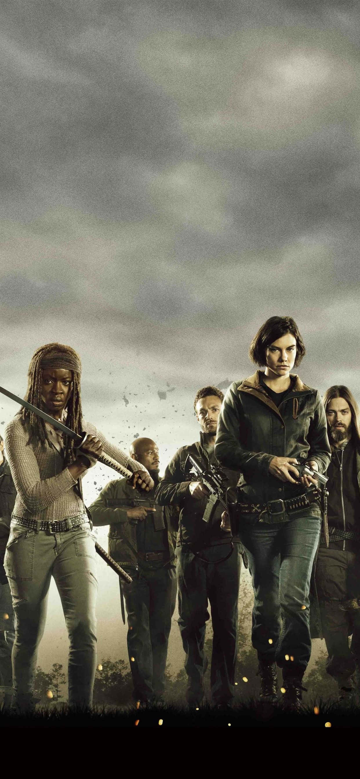 the walking dead sesong 5 plakat Bakgrunner