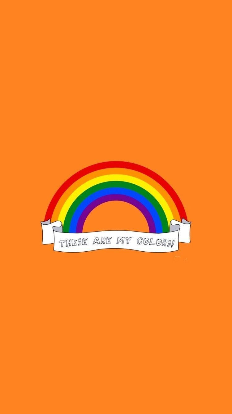 These Are My Colors Estetisk LGBT Bakgrunner