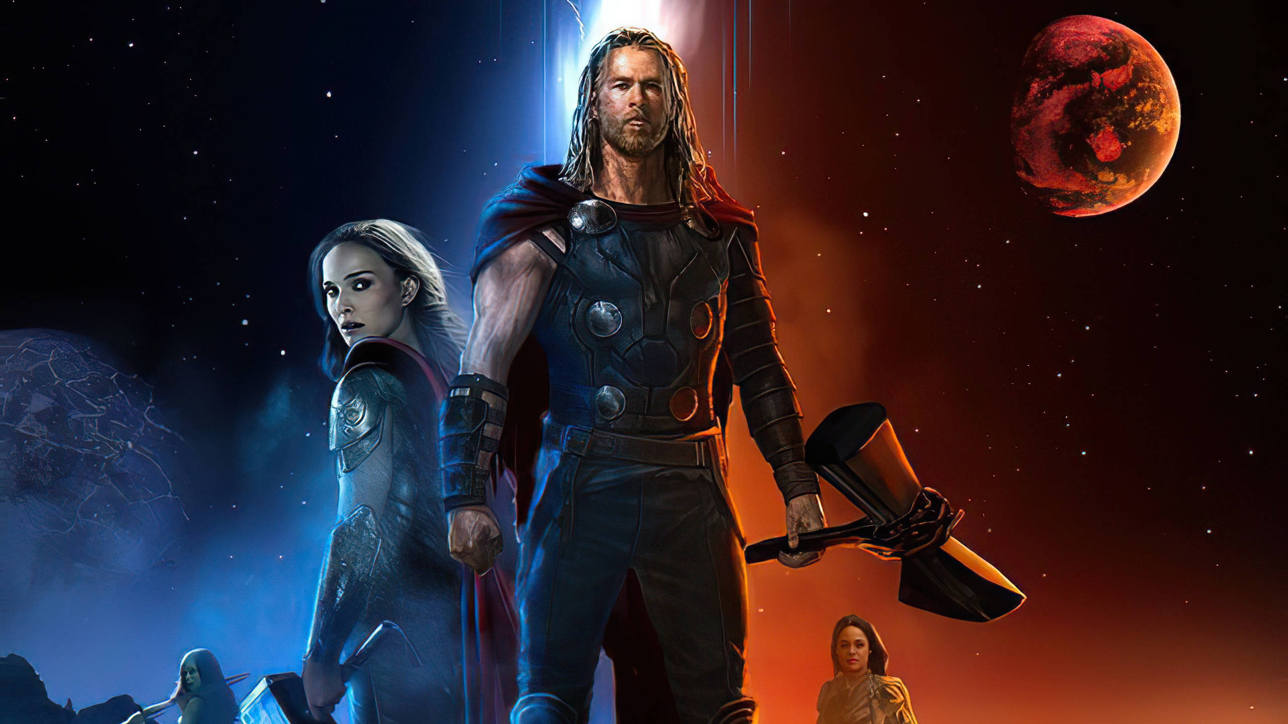 Thor Love And Thunder-fanart Bakgrunner