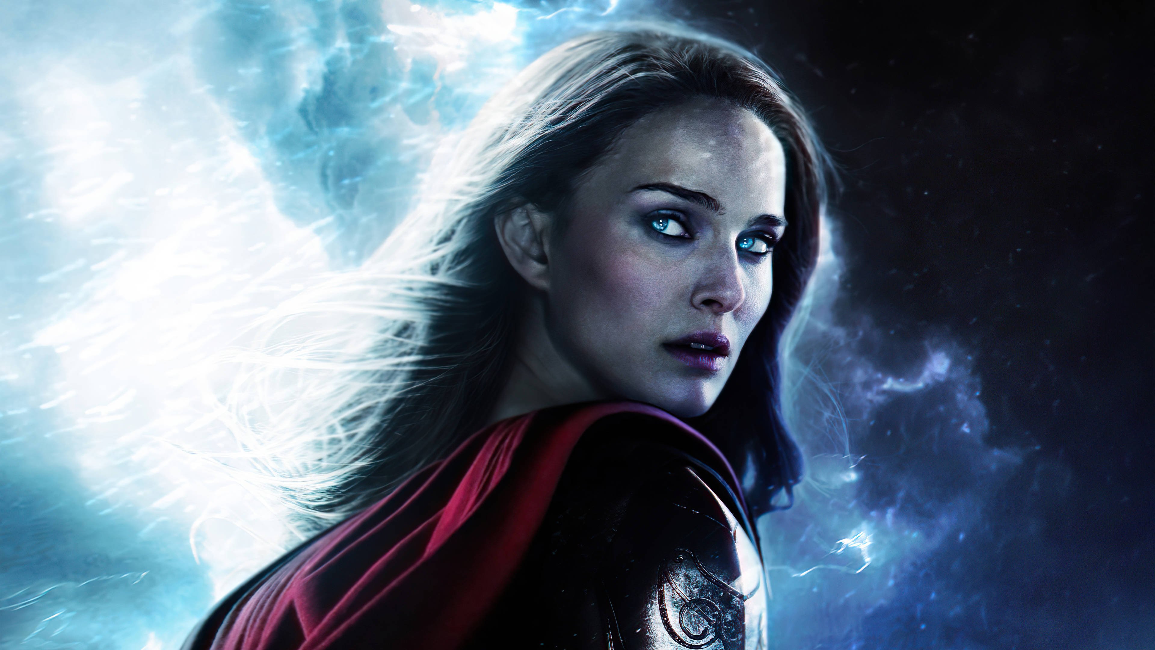 Thor Love And Thunder Storslått Jane Bakgrunner