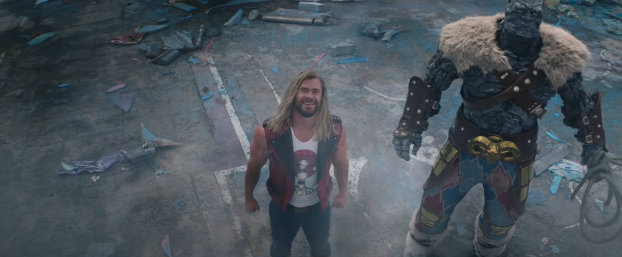 Thor Love And Thunder Steinmonster Bakgrunner