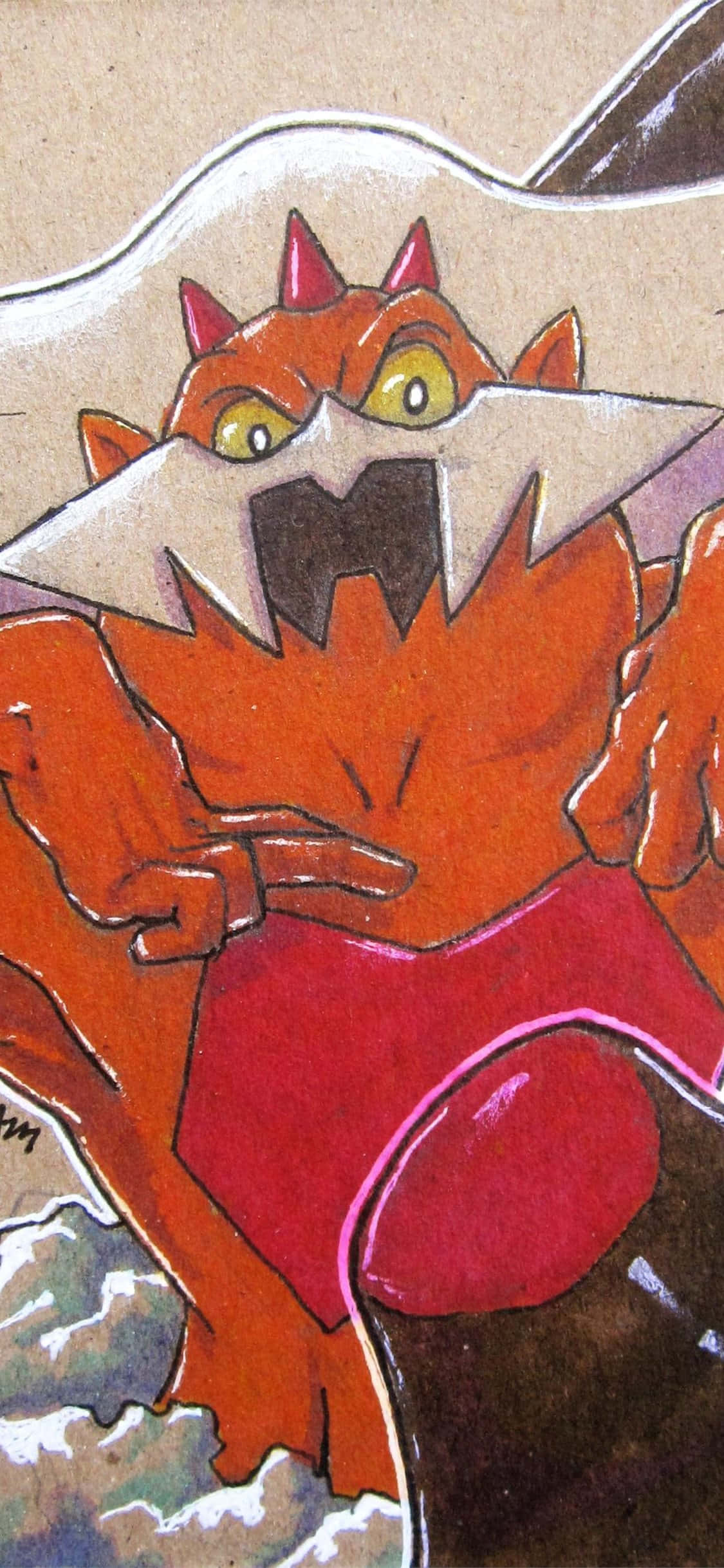 Thundurus Oransje Bakgrunner