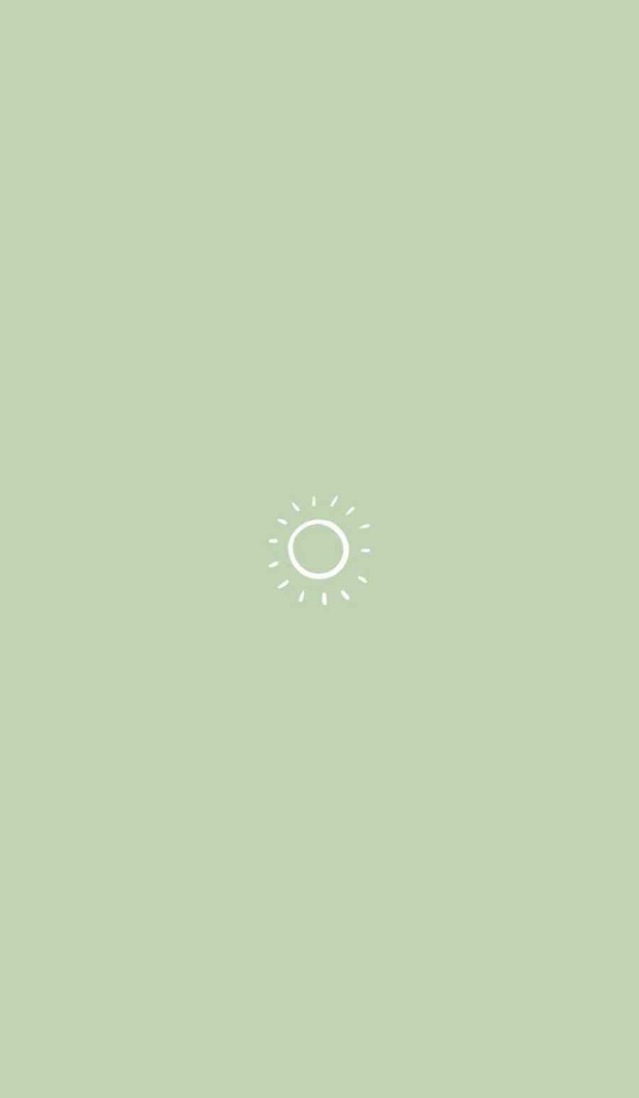 Tilfør ro og innbydende atmosfære til rommet ditt med en Sage Green Aesthetic Bakgrunner