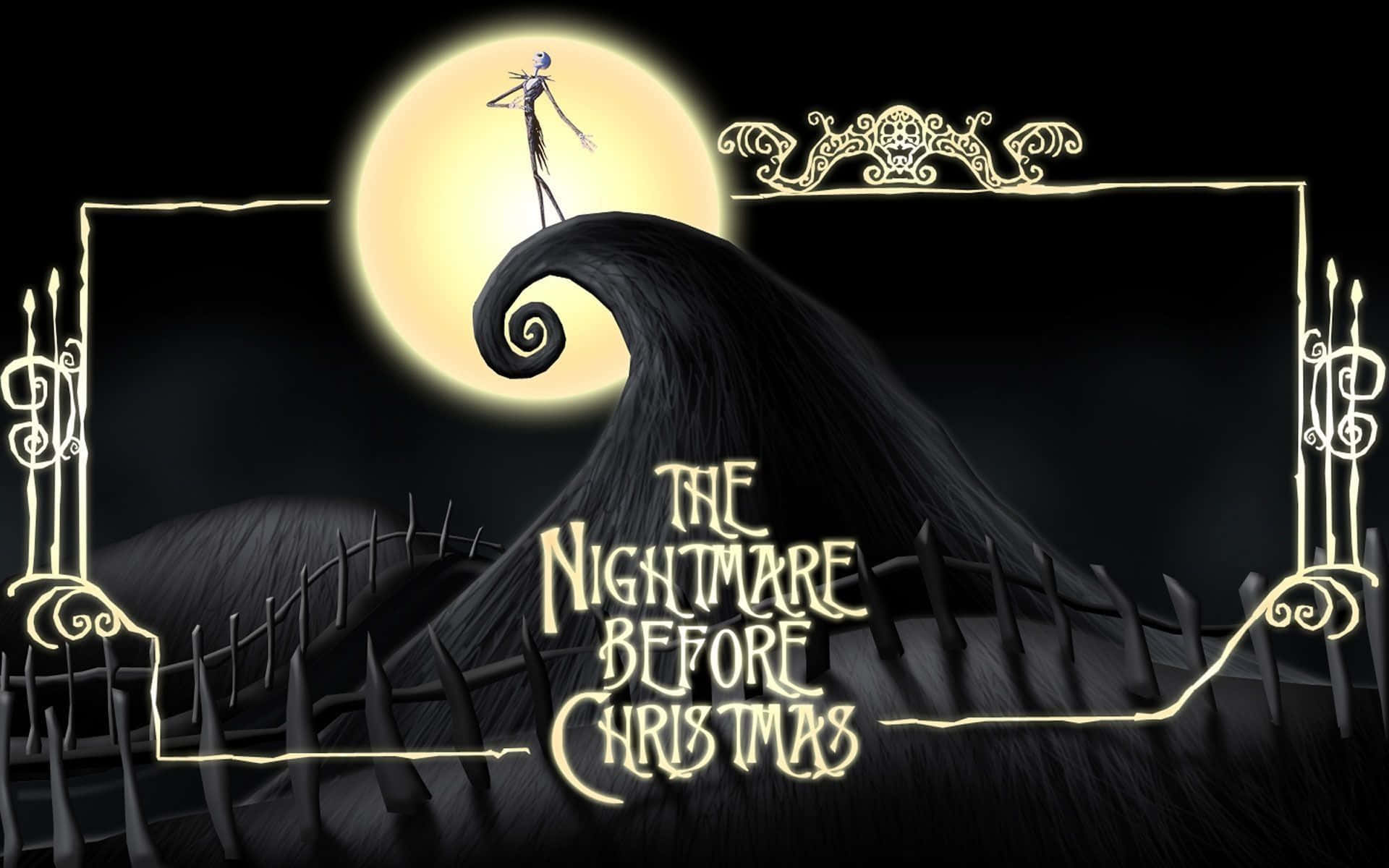 Tim Burtons The Nightmare Before Christmas Bakgrunner