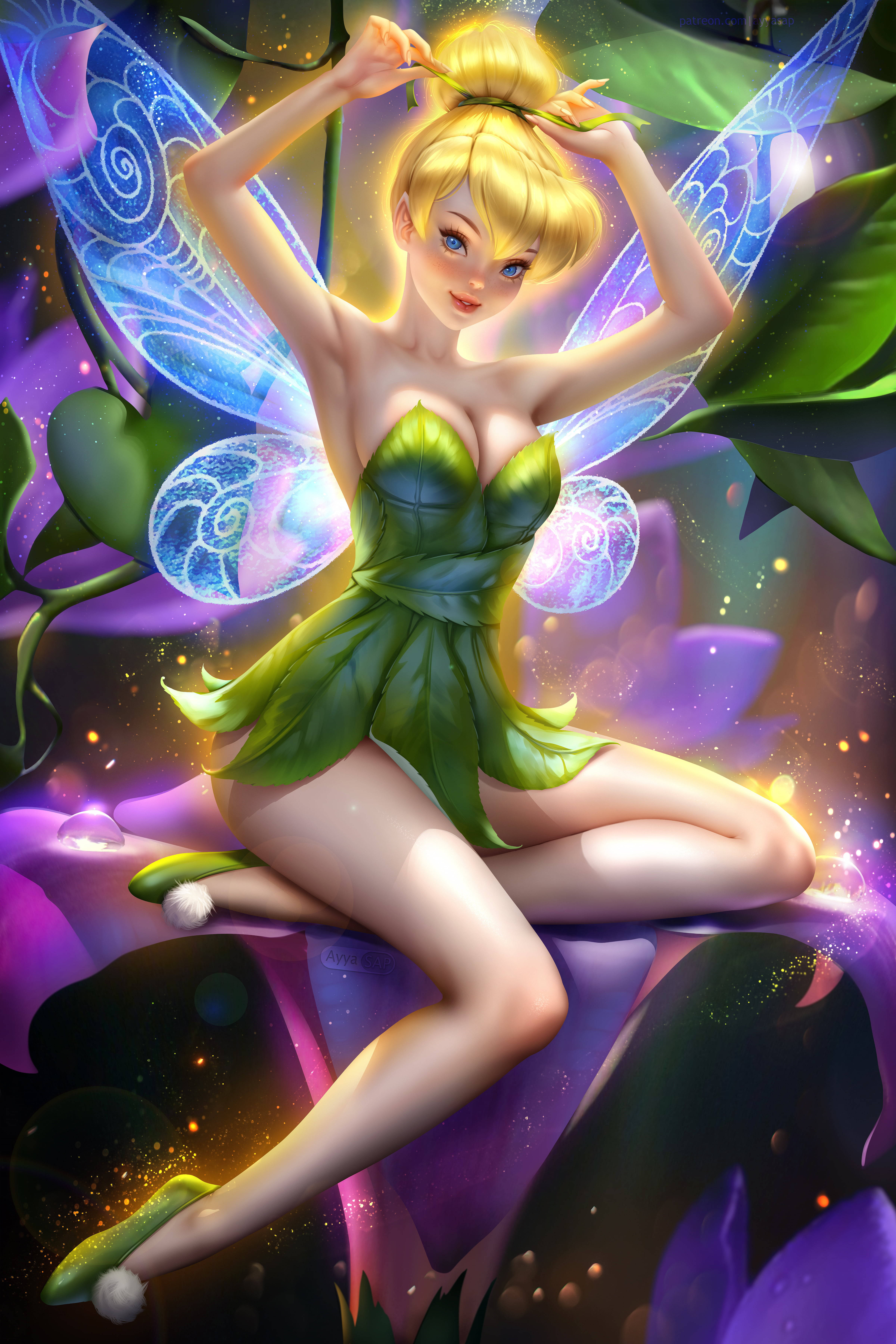 Tinker Bell 8K-mobil Bakgrunner