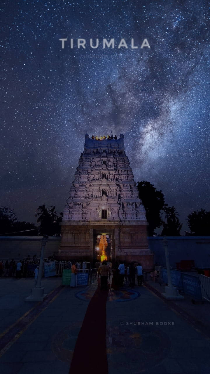 Tirupati Balaji Galaxy-tempel Bakgrunner