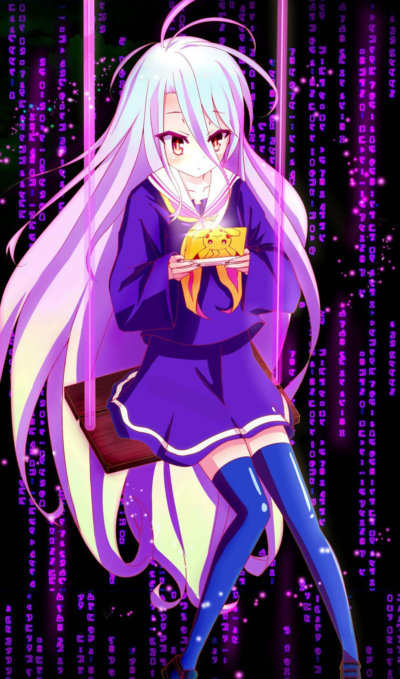 To stesøstre kjemper om overherredømme i den fargerike verdenen No Game No Life Bakgrunner