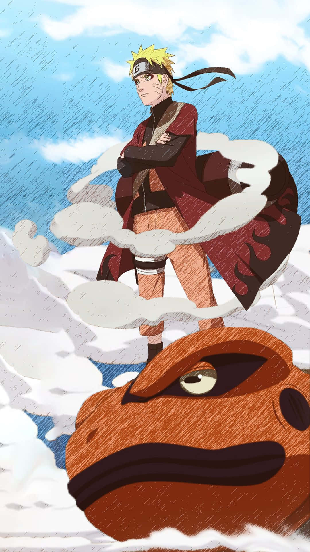 Toad med Naruto-estetikk-telefon Bakgrunner