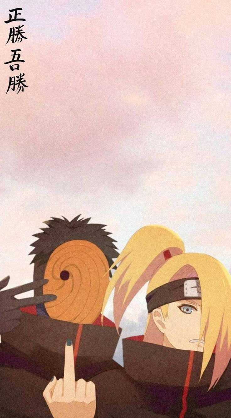 Tobi Naruto Deidara Langfinger Bakgrunner