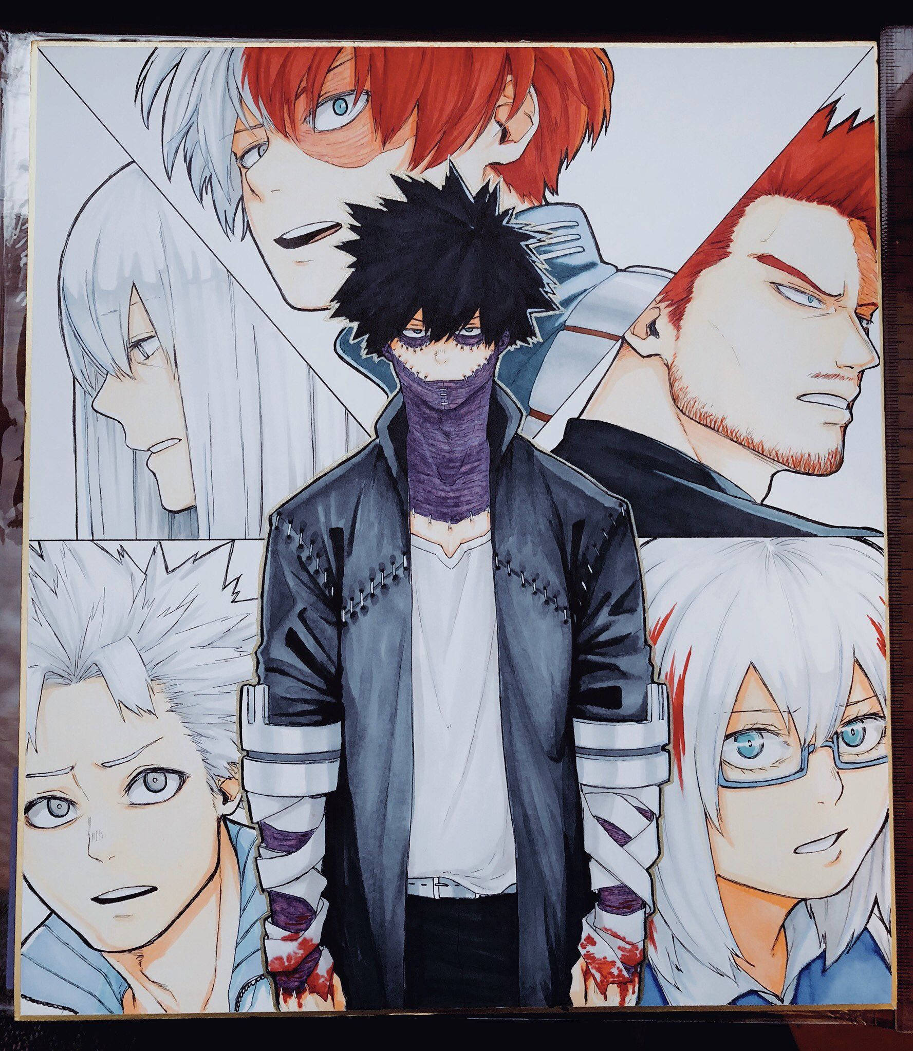 Todoroki-familiens collage Bakgrunner