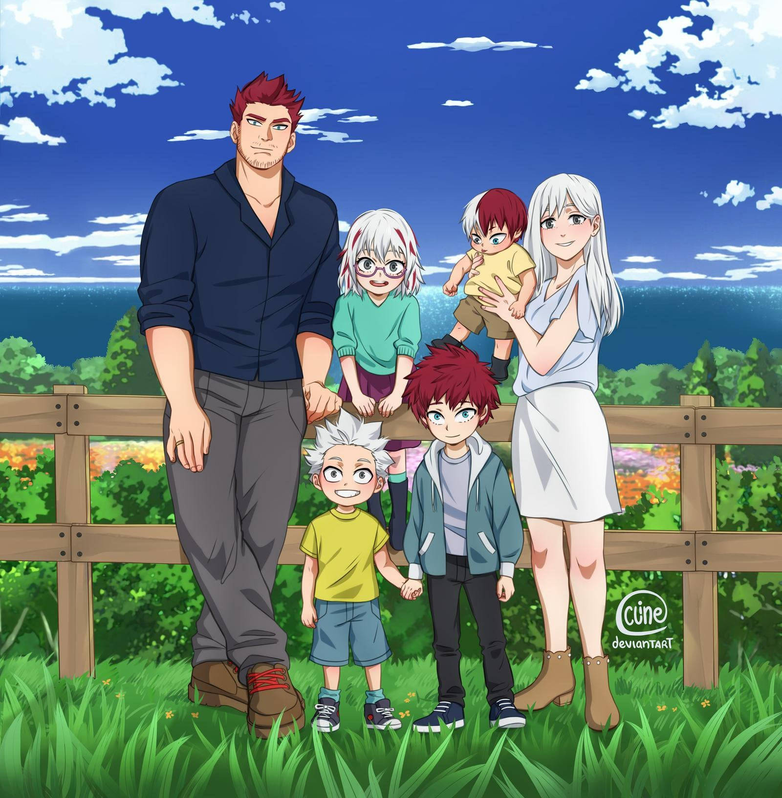 Todoroki-familien Naturbakgrunn Bakgrunner