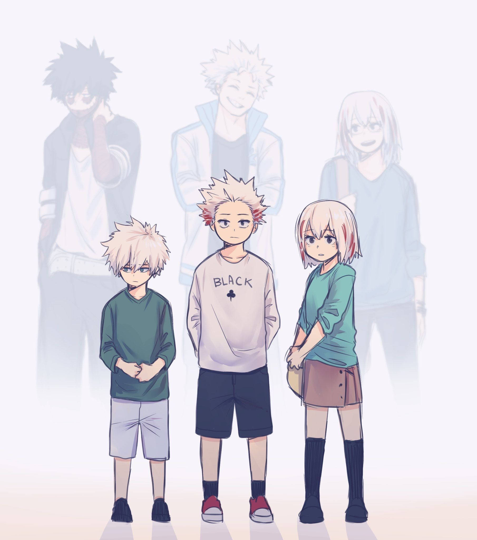 Todoroki Familien Tre Søsken Bakgrunner