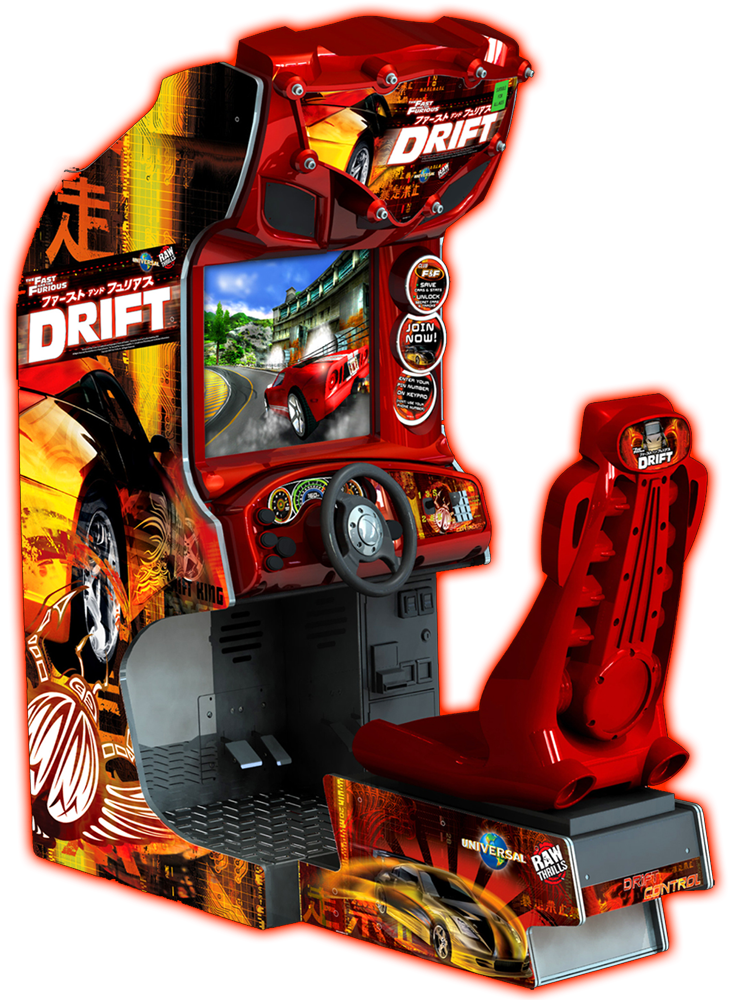 Tokyo Drift Arcade-racingspillmaskin Bakgrunner