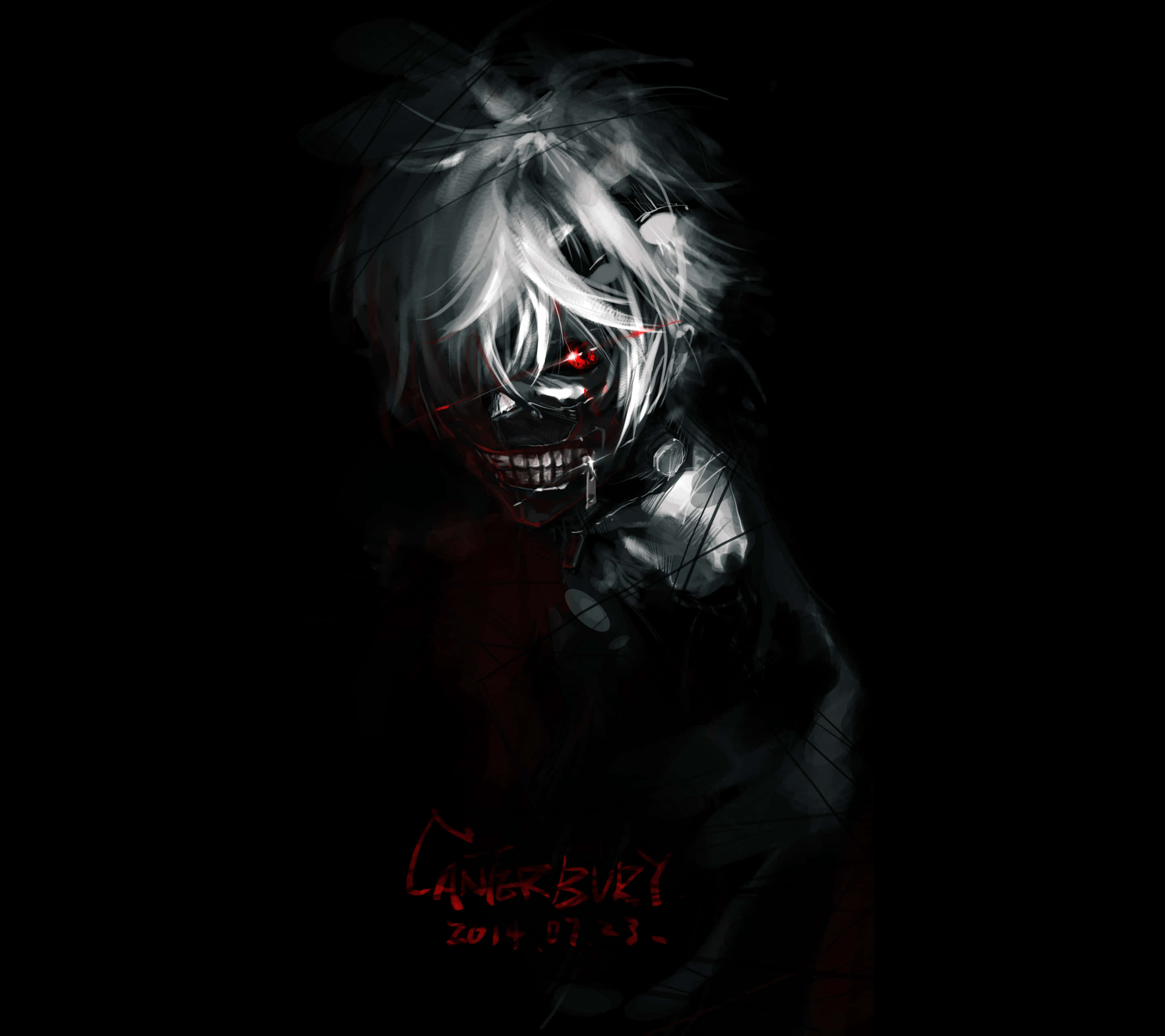 Tokyo Ghoul Desktop - Opplev den surrealistiske verdenen Bakgrunner