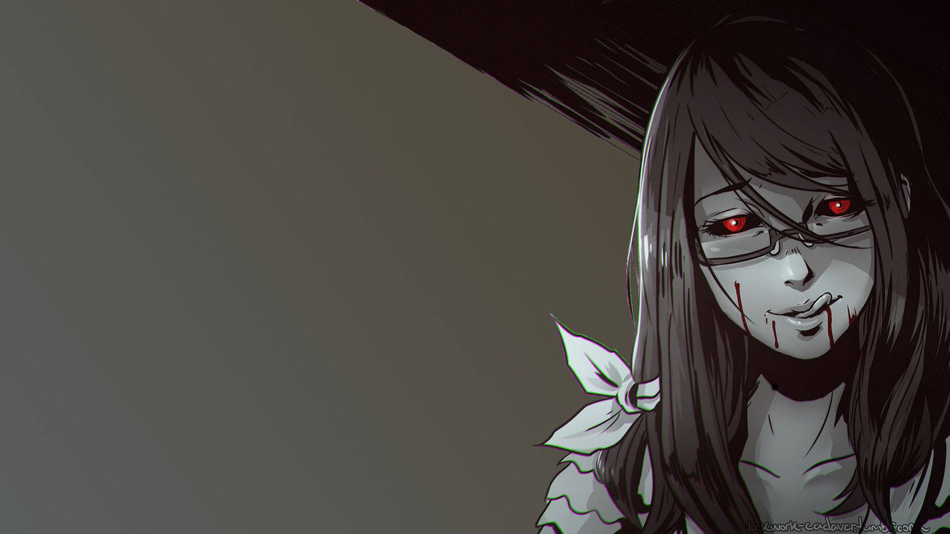 Tokyo Ghoul-karakteren Rize Kamishiro Bakgrunner