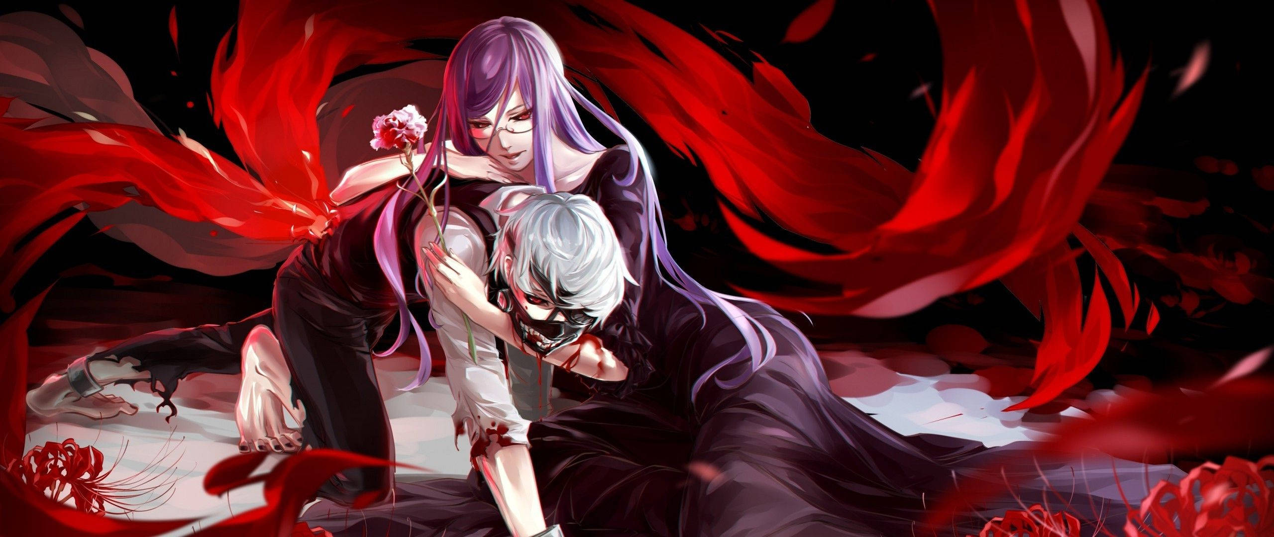 Tokyo Ghoul-karakteren Ken Kaneki Bakgrunner
