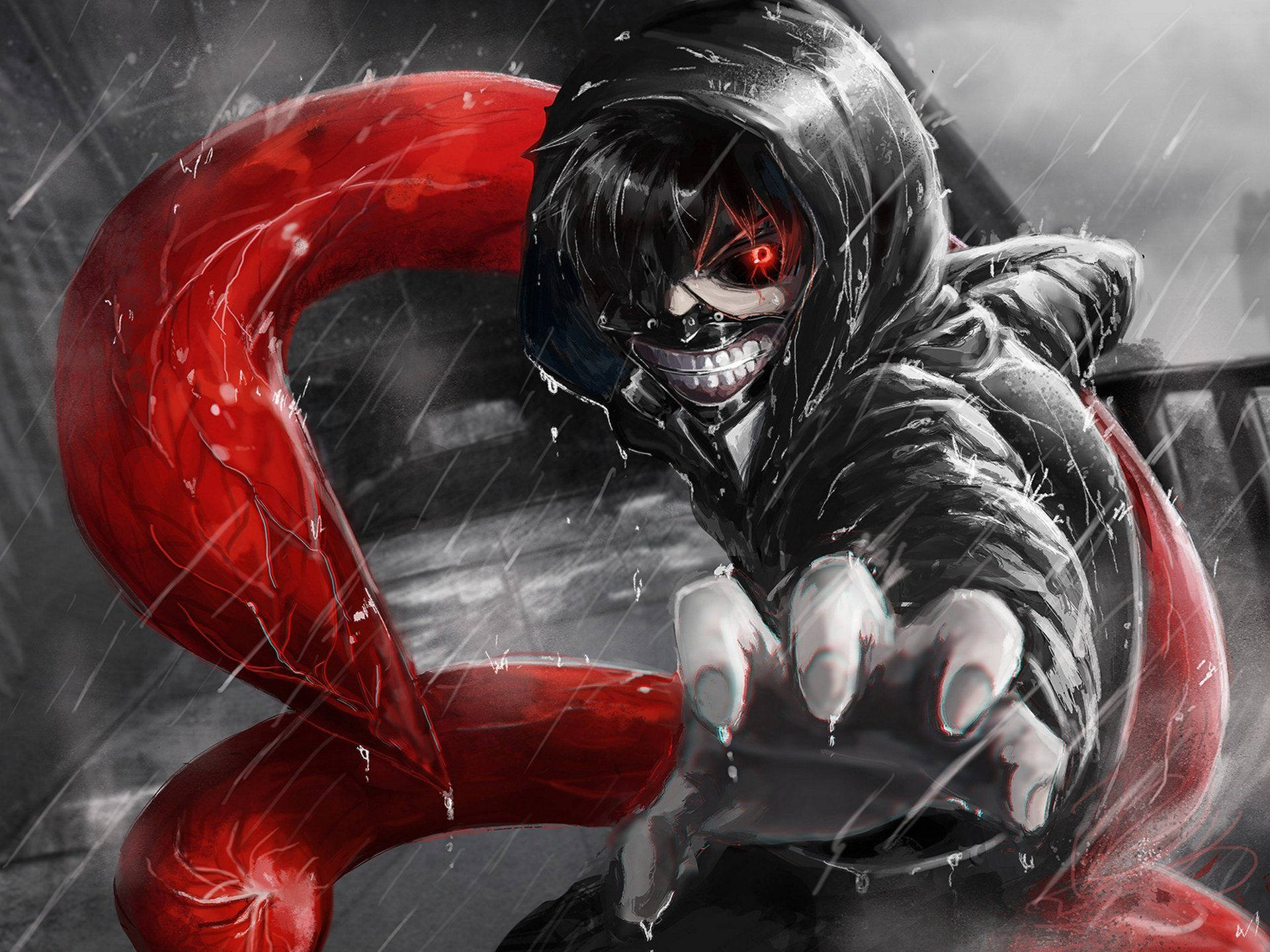 Tokyo Ghoul-karakterer Kens røde tentakler Bakgrunner
