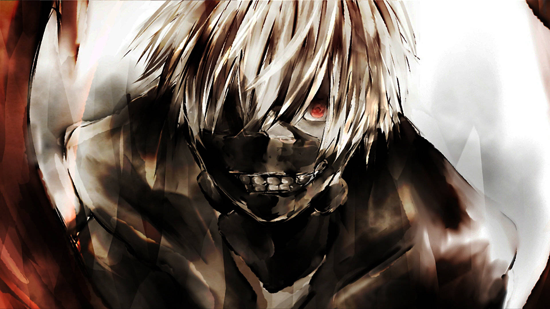 Tokyo Ghoul Karakterer Skummel Ken Kunst Bakgrunner