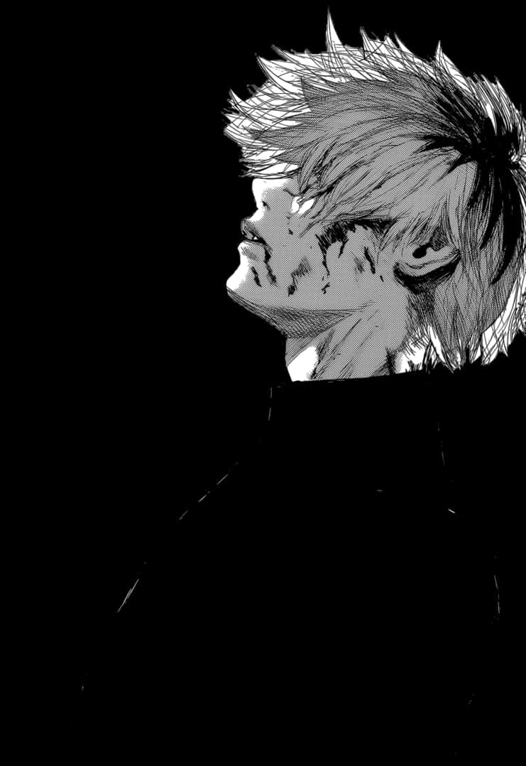 Tokyo Ghoul Ken Kaneki trist anime Bakgrunner