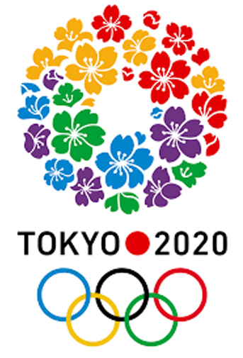 Tokyo2020 OLympiske Lekers logo Bakgrunner