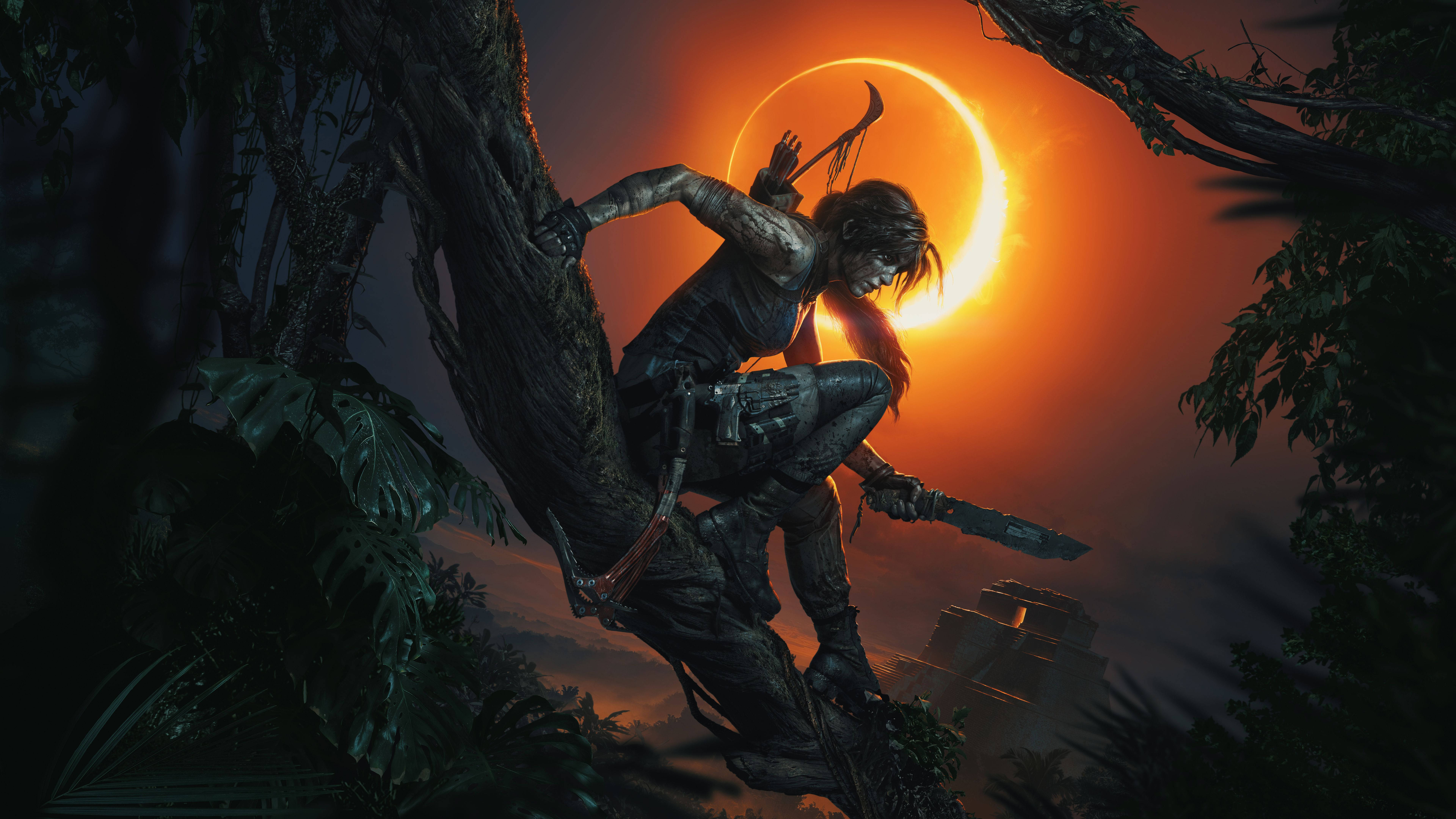 Tomb Raider 8K-spill Bakgrunner
