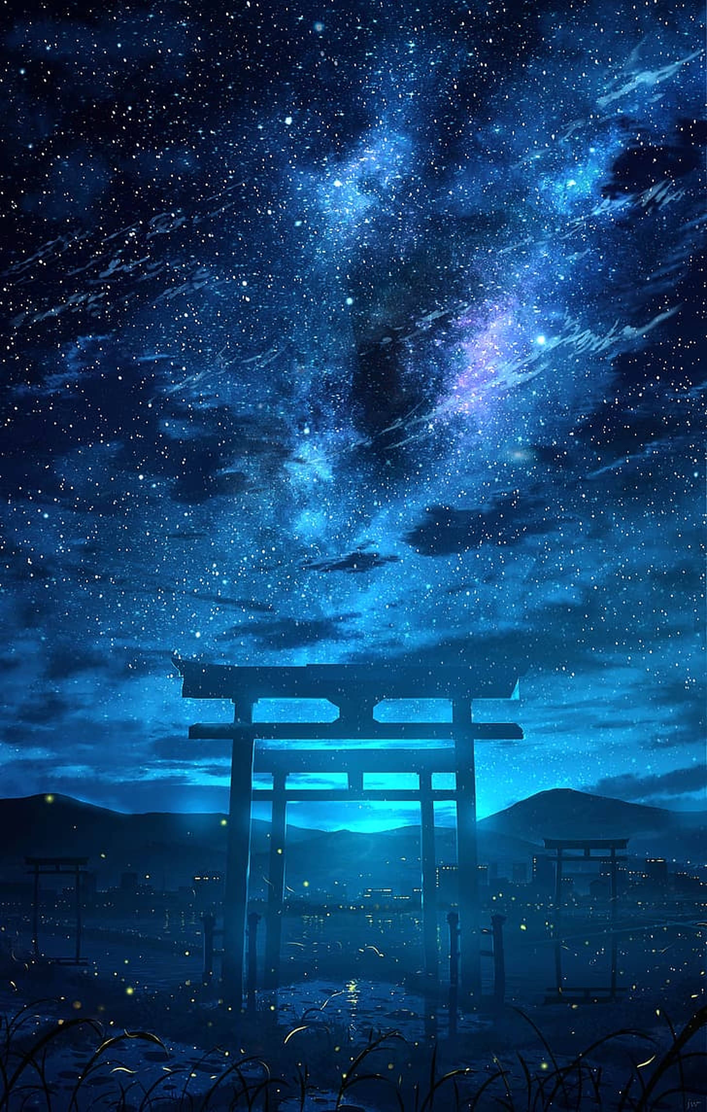 Torii-port galakse Bakgrunner