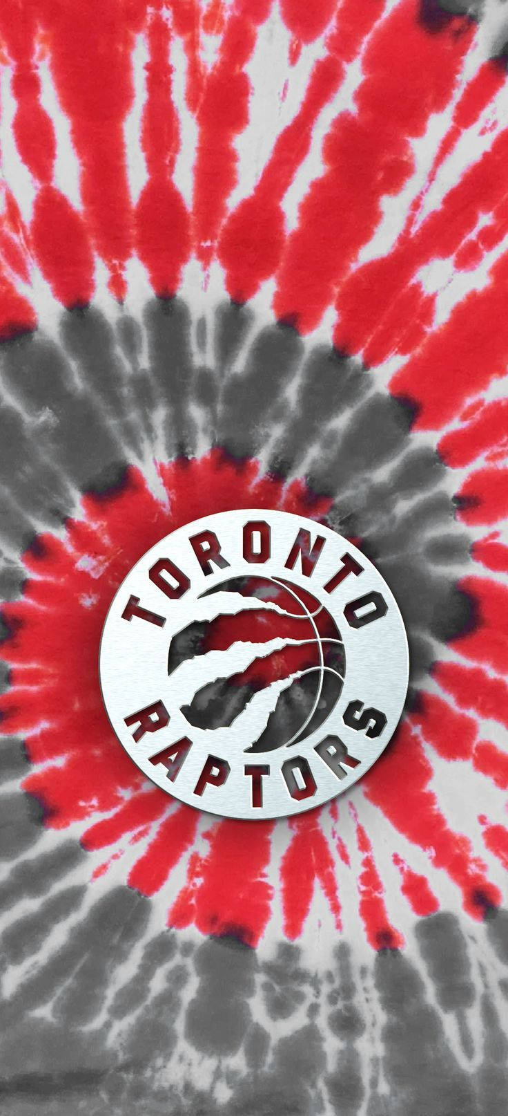 Toronto Raptors Tie Dye Bakgrunner