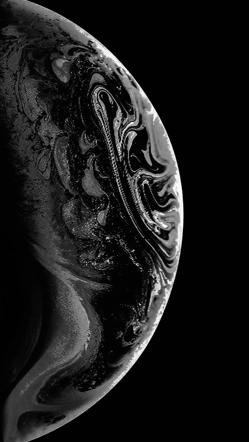 Total sort planet i verdensrommet Bakgrunner