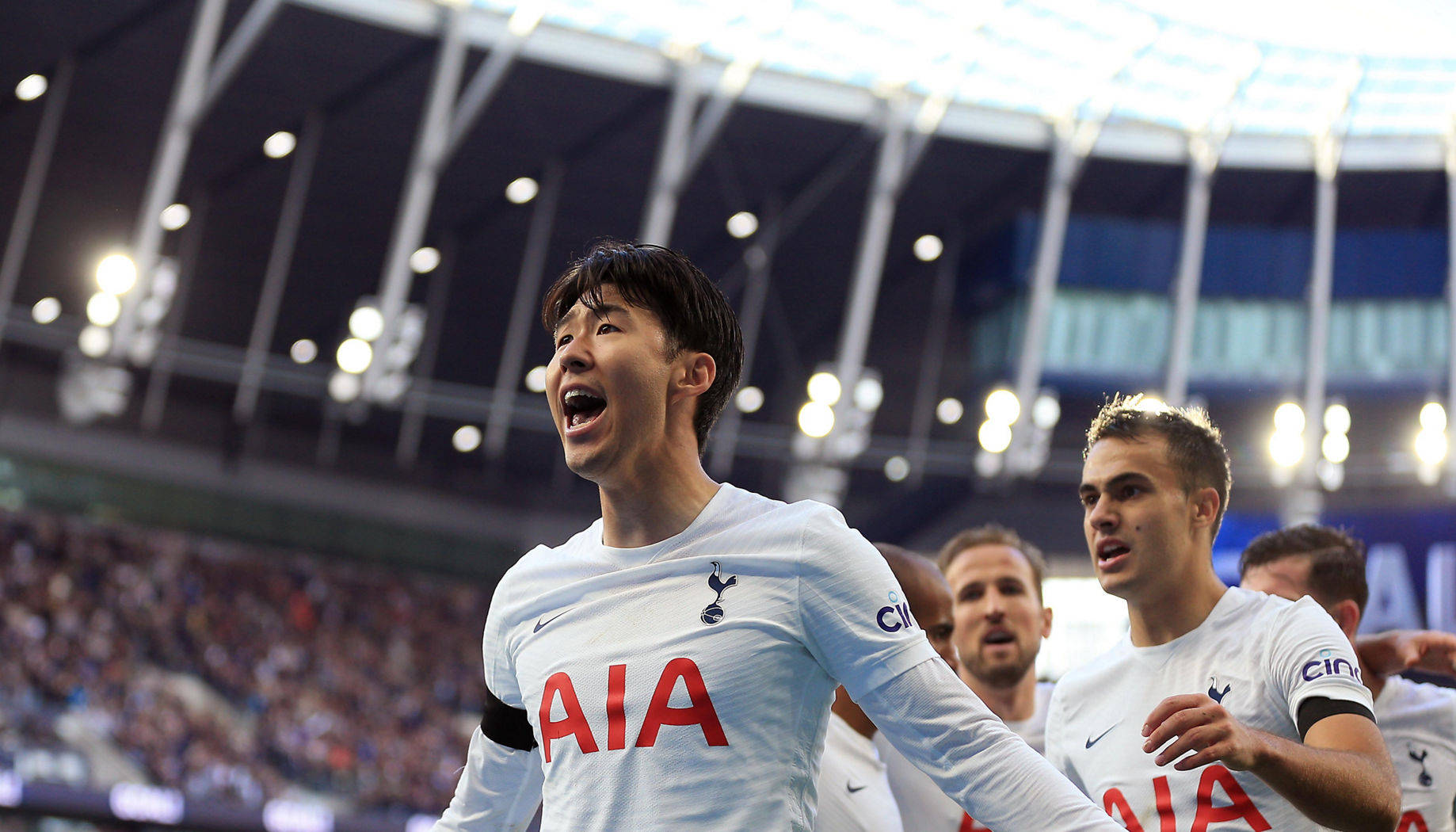 Tottenham Hotspurs FC Son Heung-Min Heier Bakgrunner