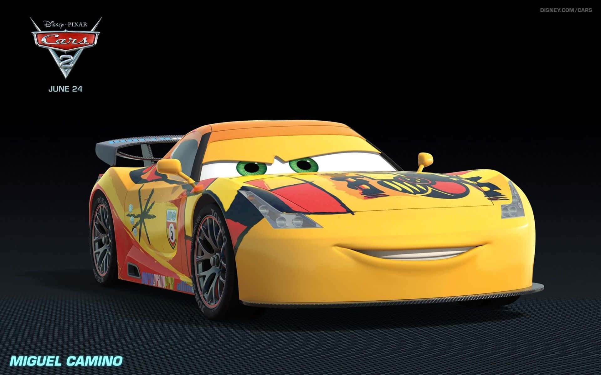 Trå pedalene i bunn med Cars 2-gjengen. Bakgrunner