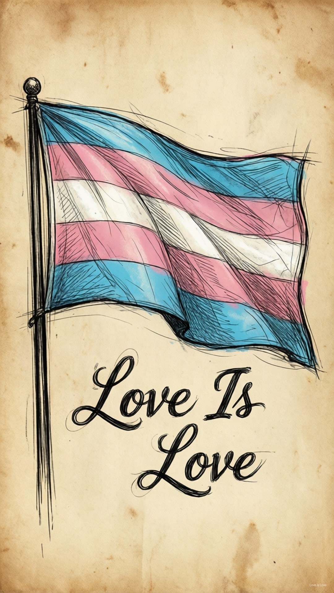 Trans Pride-skisse Bakgrunner