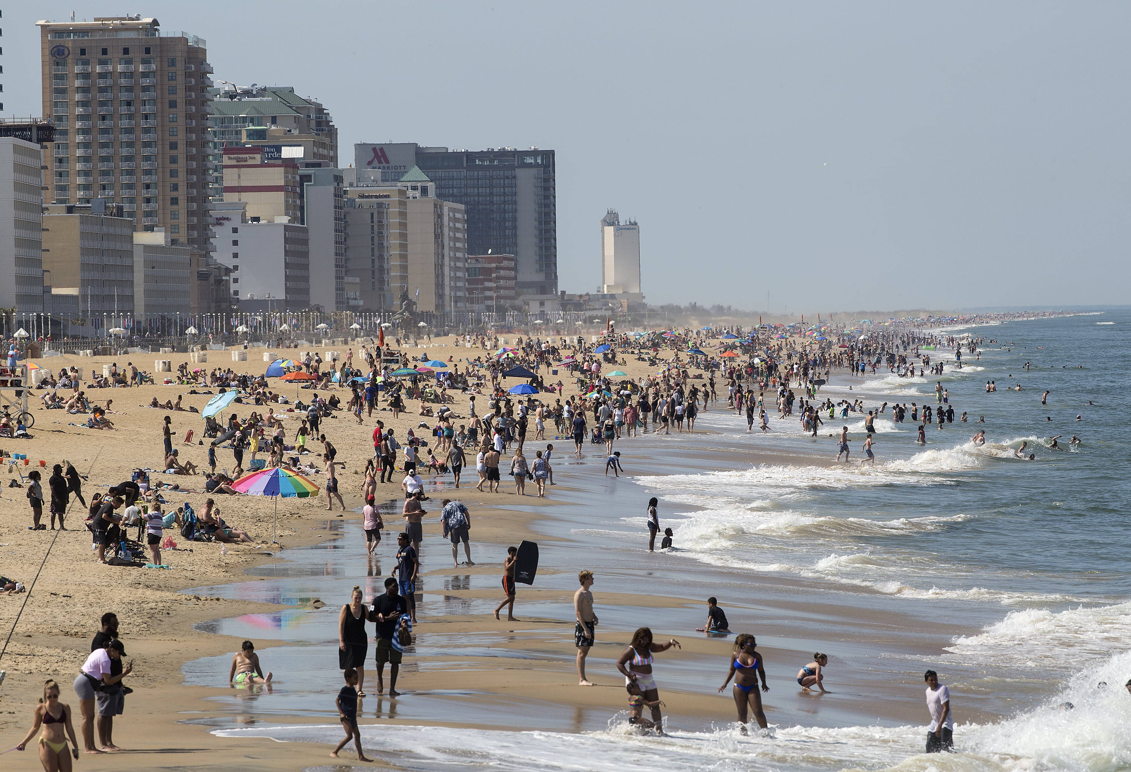 Traveldag på Virginia Beach Bakgrunner