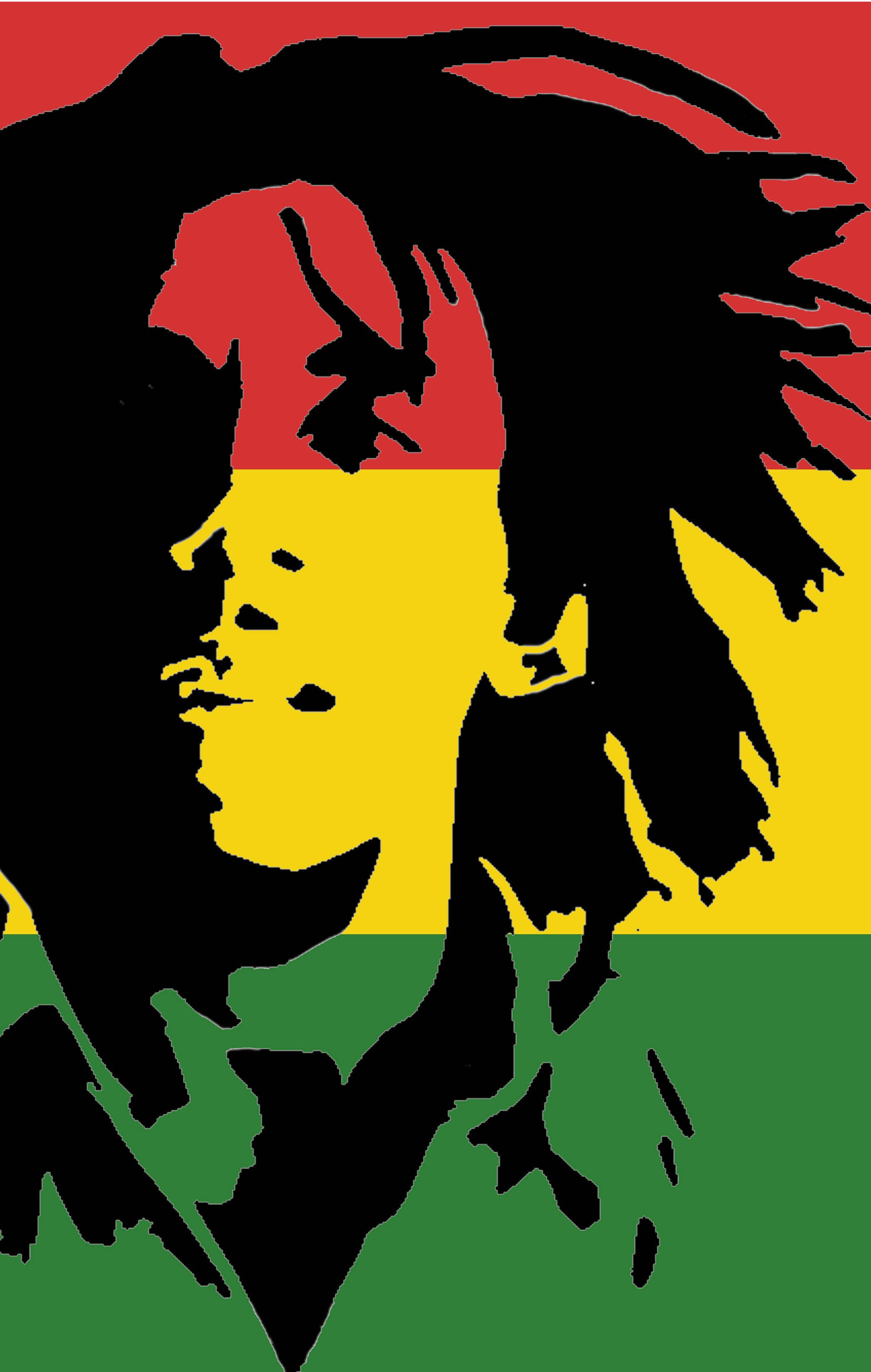 Trendende fargerik Bob Marley grafikk Bakgrunner