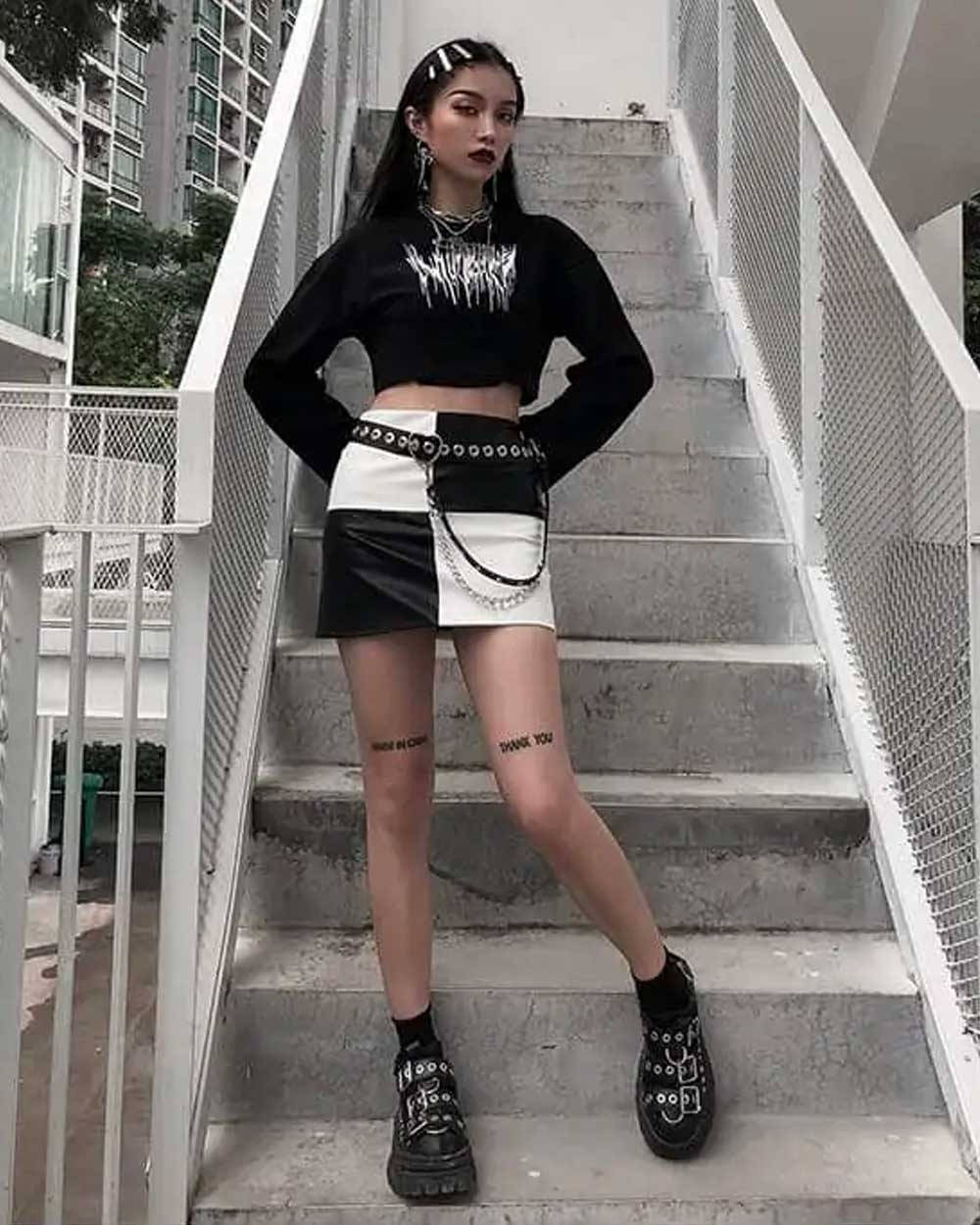 Trendy emo punk-estetikk Bakgrunner