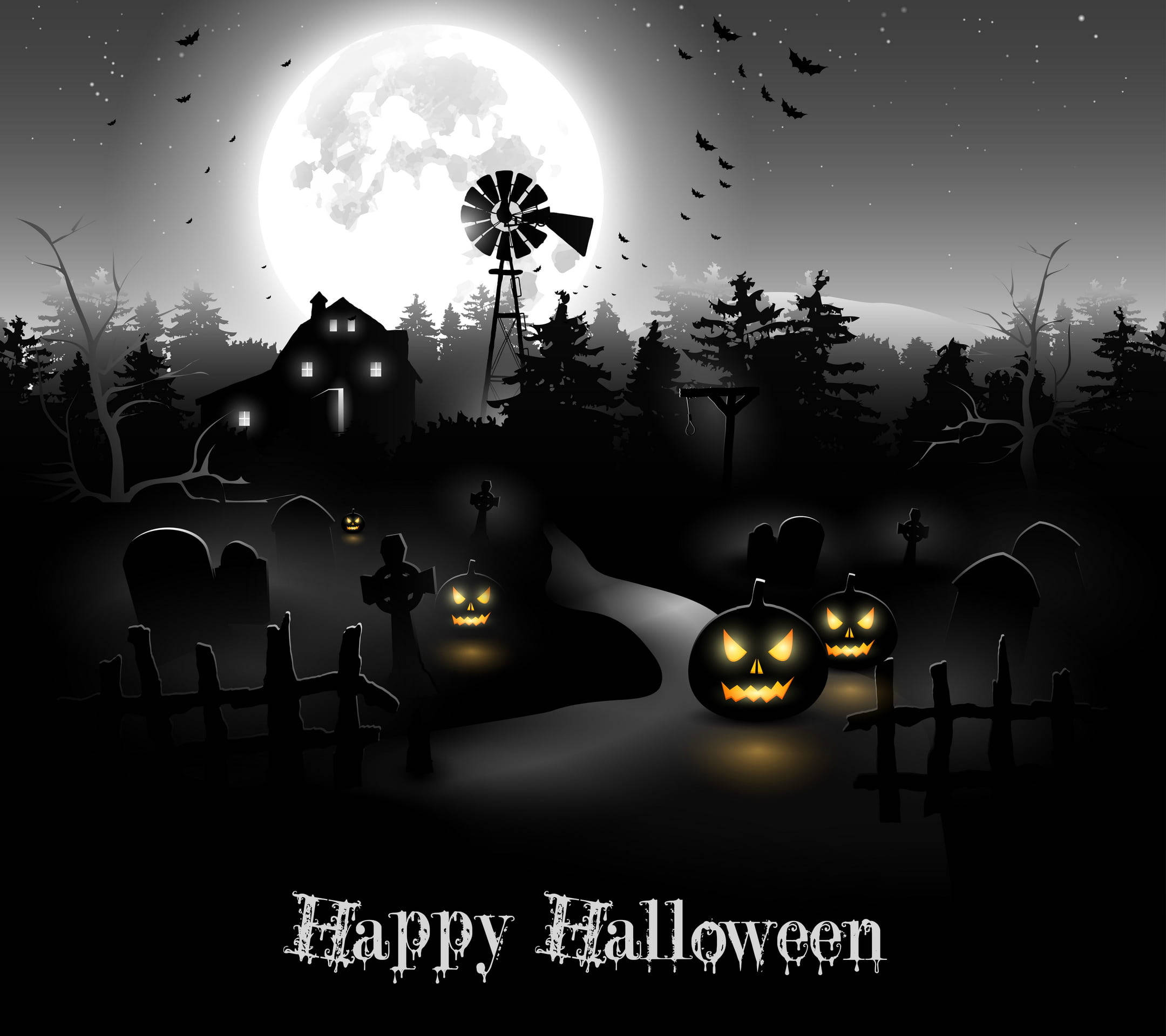 Trick or Treat God Halloween Bakgrunner