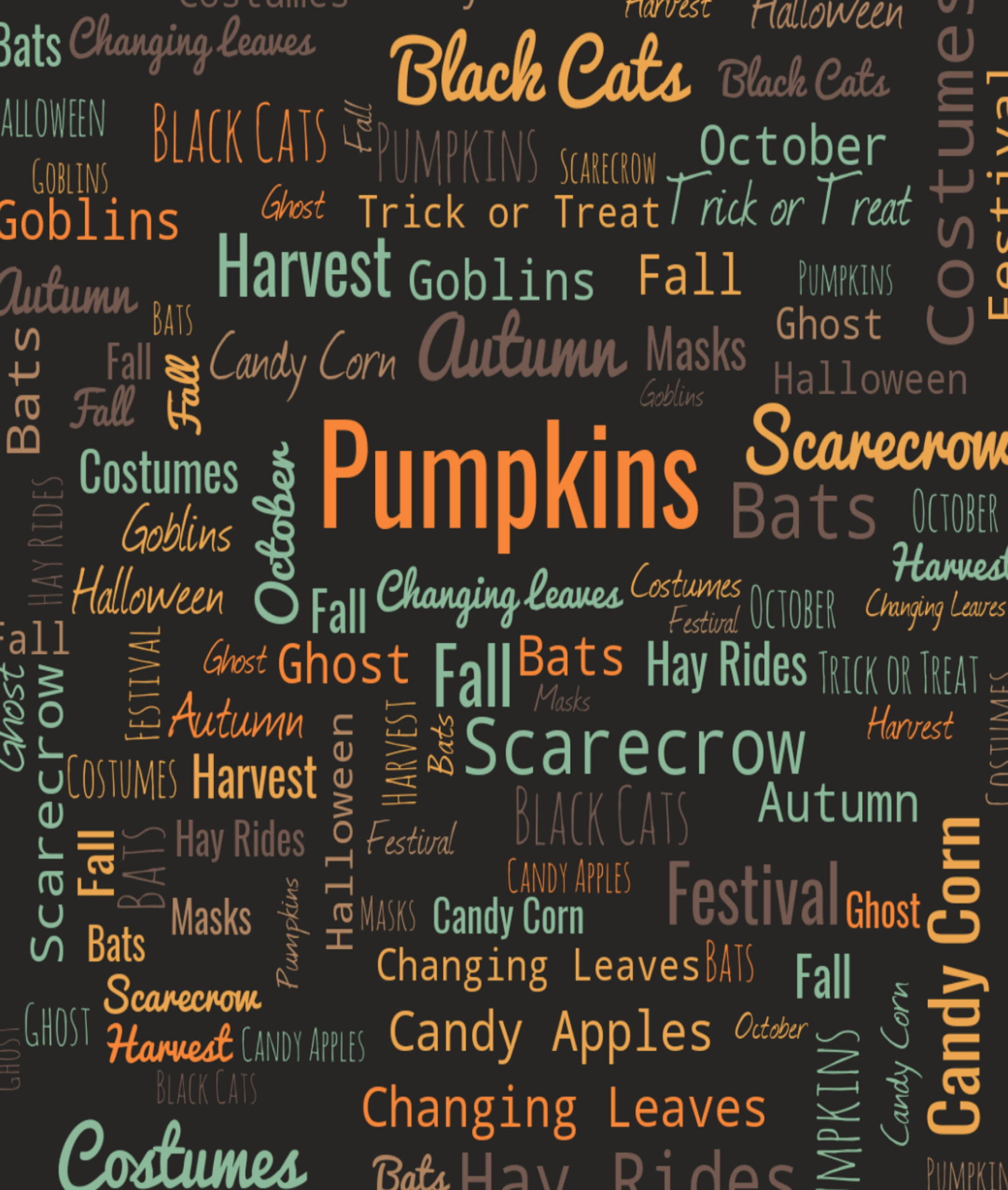 Trick or Treat Halloween-begreper Bakgrunner