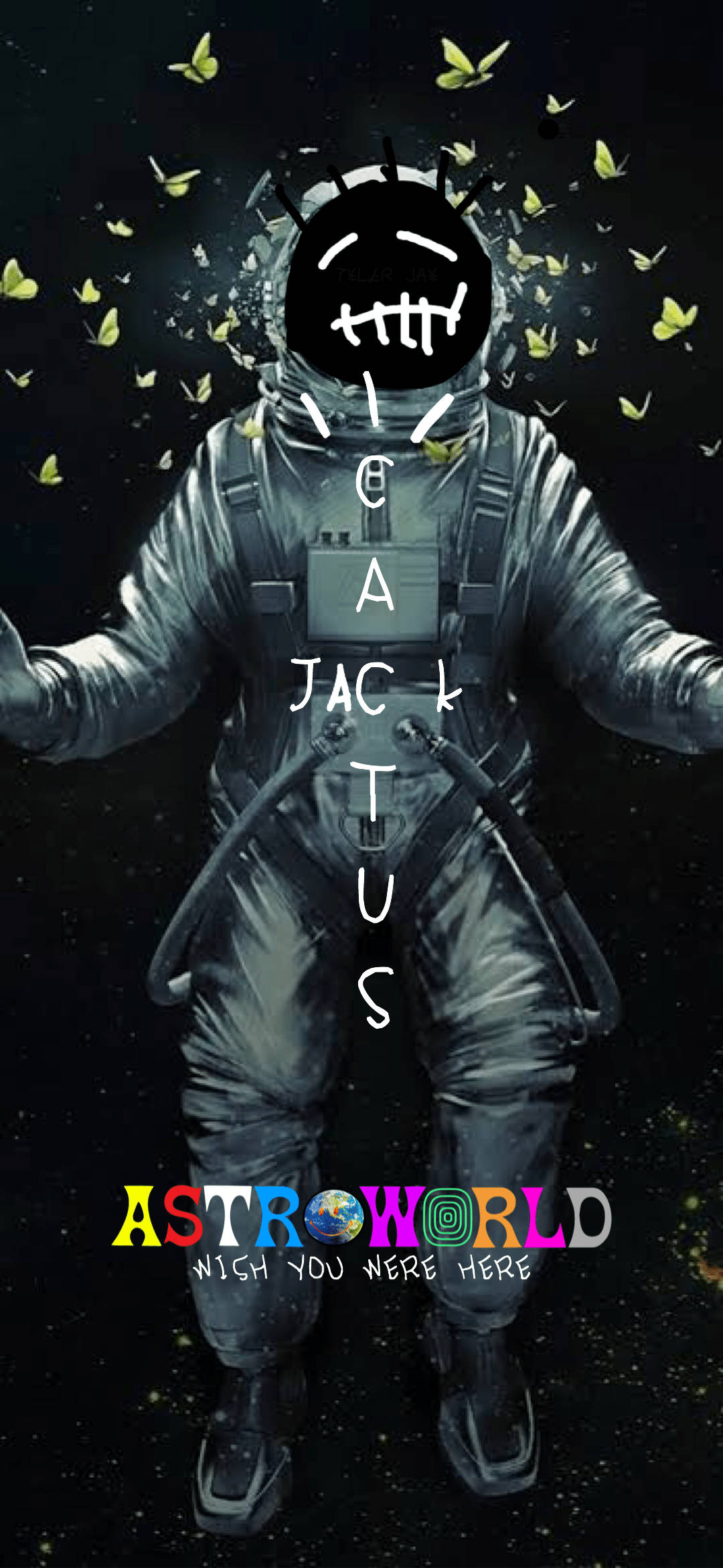 Trippy Cactus Jack Bakgrunner