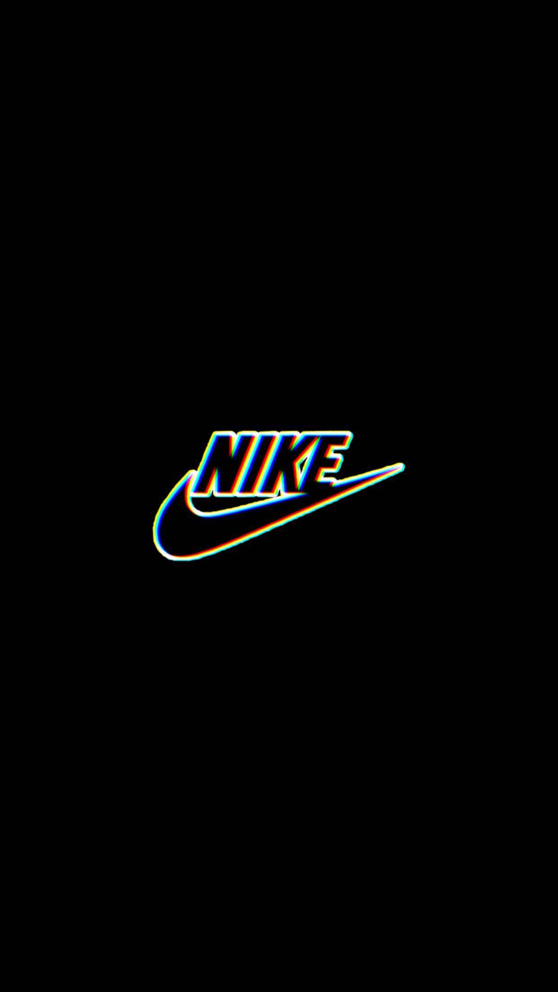 Trippy mørk estetisk Nike-logo Bakgrunner