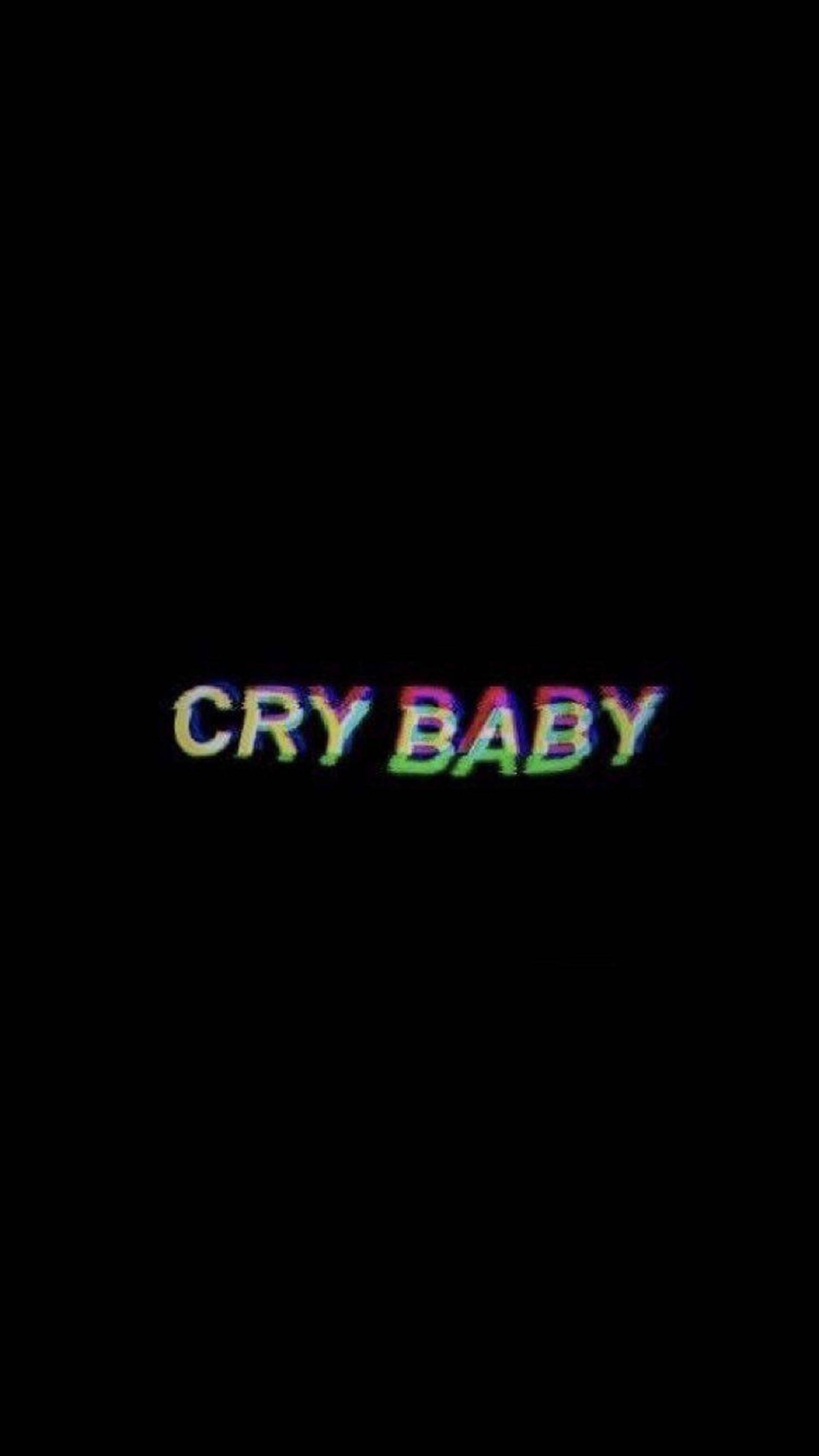 Trippy Mørk Estetikk Cry Baby Bakgrunner