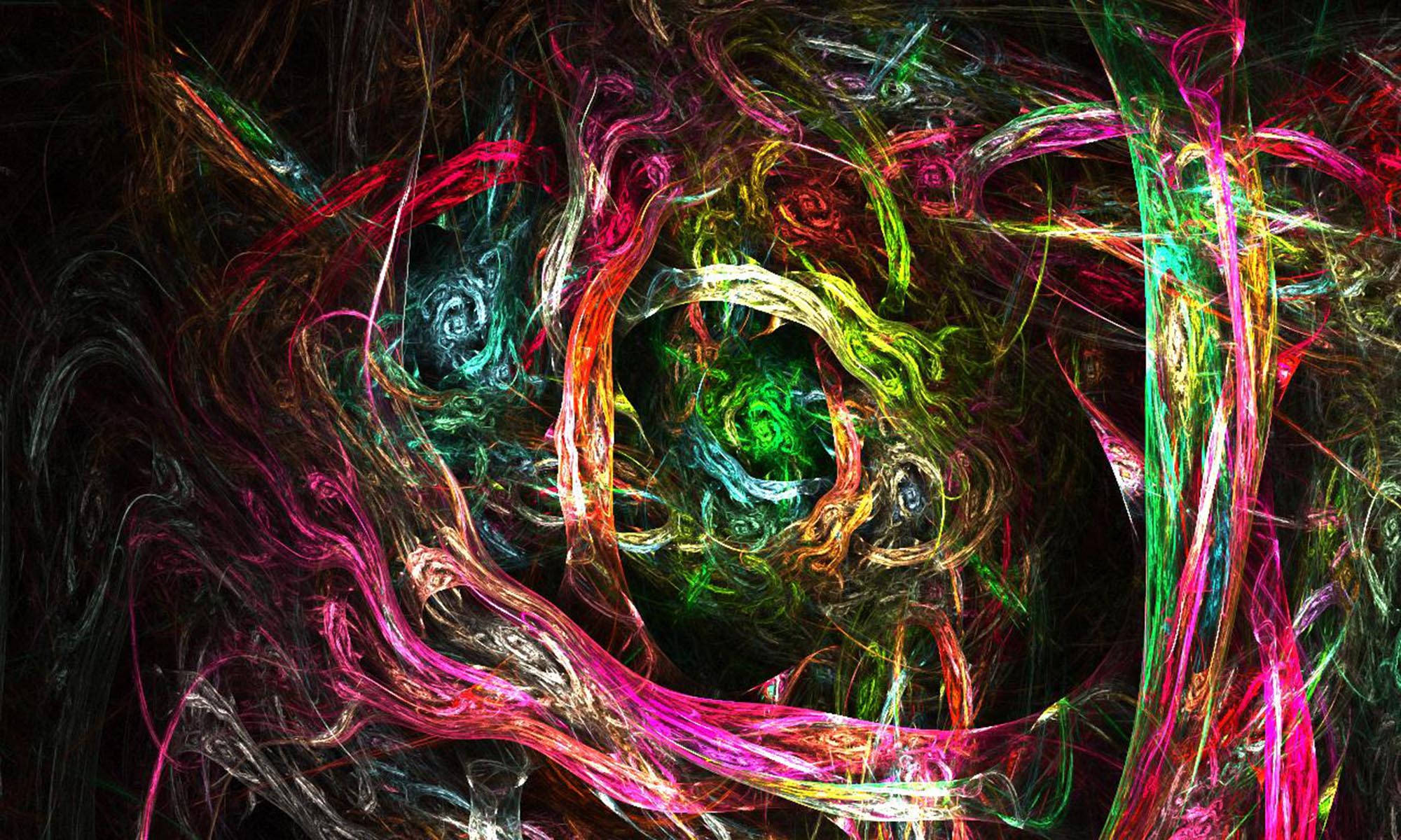 Trippy mørk estetisk abstrakte fargetoner Bakgrunner