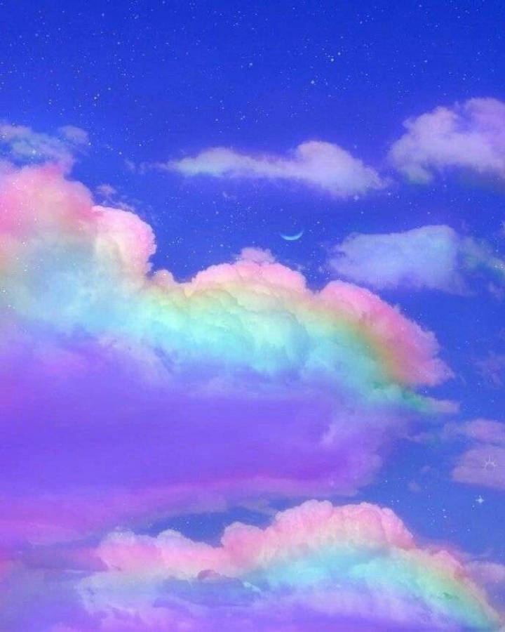 Trippy sky med skyer Bakgrunner