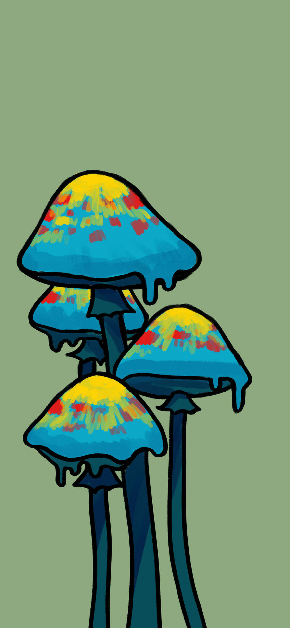 Trippy Sopp Bakgrunn Bakgrunner