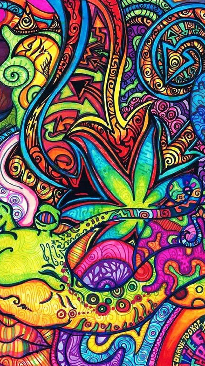 Trippy-telefonplanter Bakgrunner