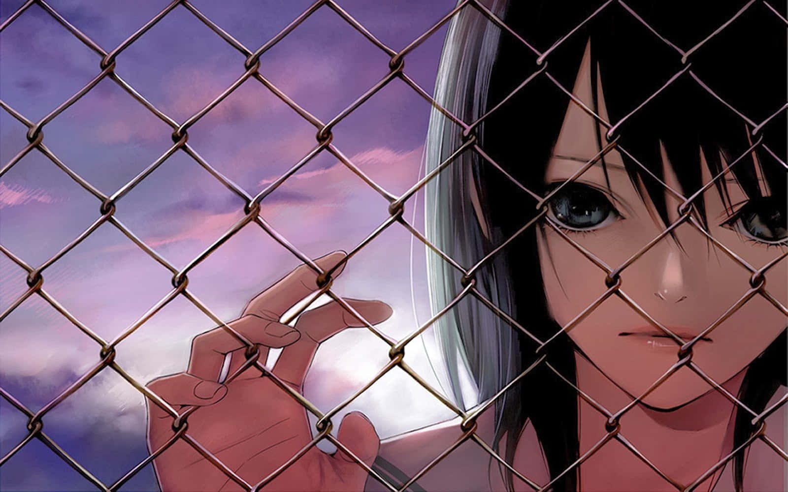 Trist animebakgrunn