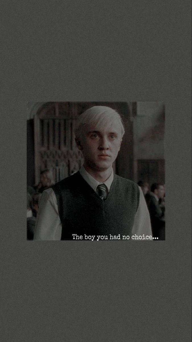 Trist Draco Malfoy-estetikk Bakgrunner