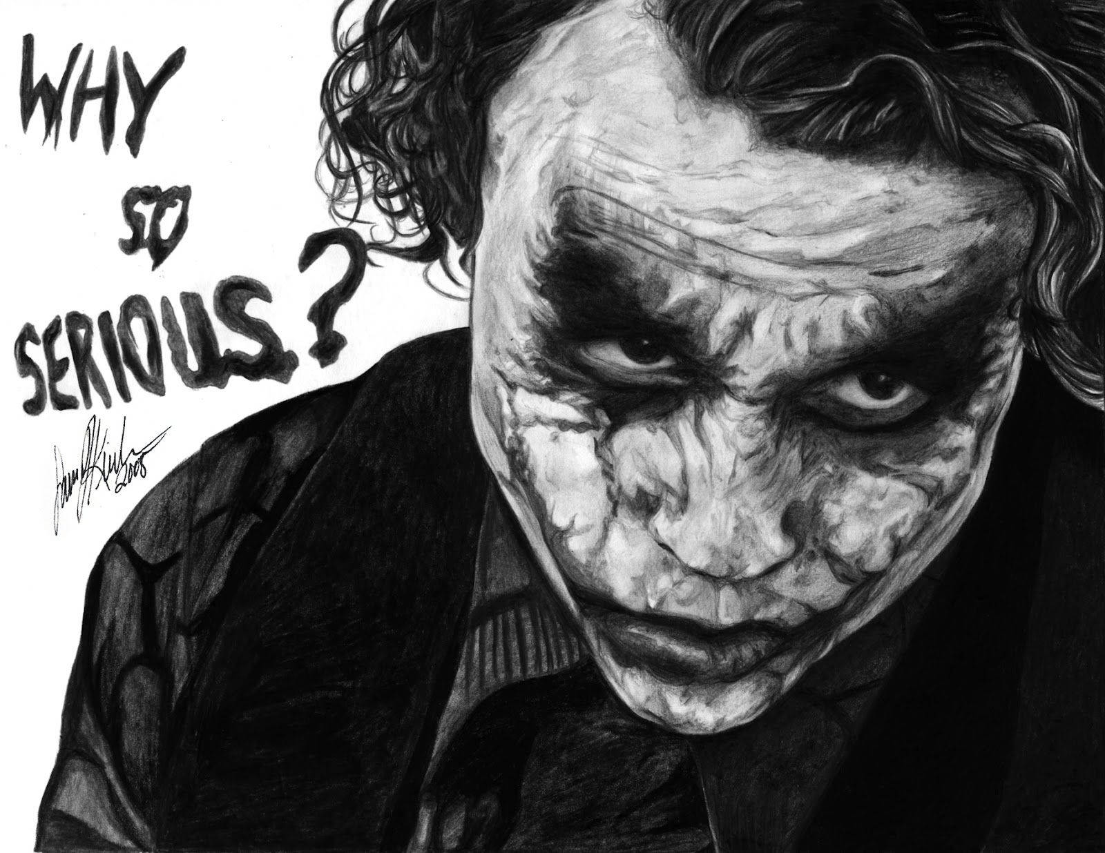 Trist Joker-bakgrunn